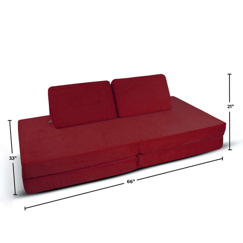 Cosmos Play Sofa in Magical Maroon